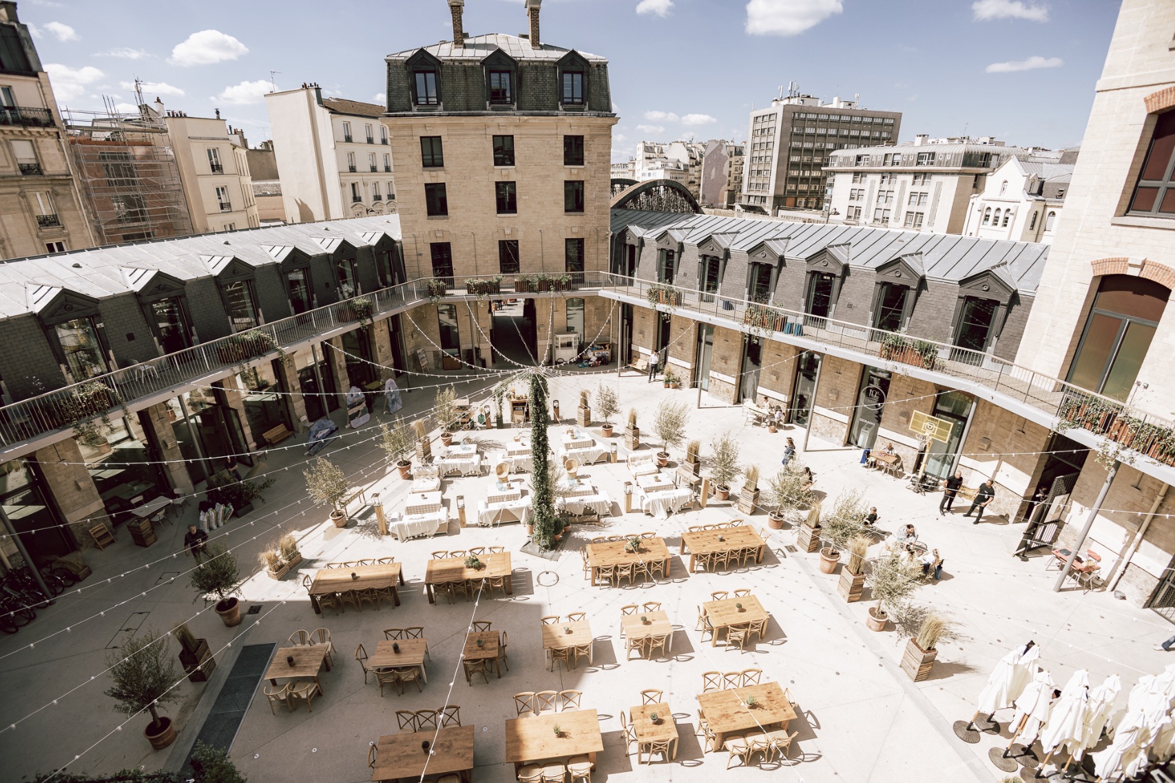 Cour intérieure La Caserne